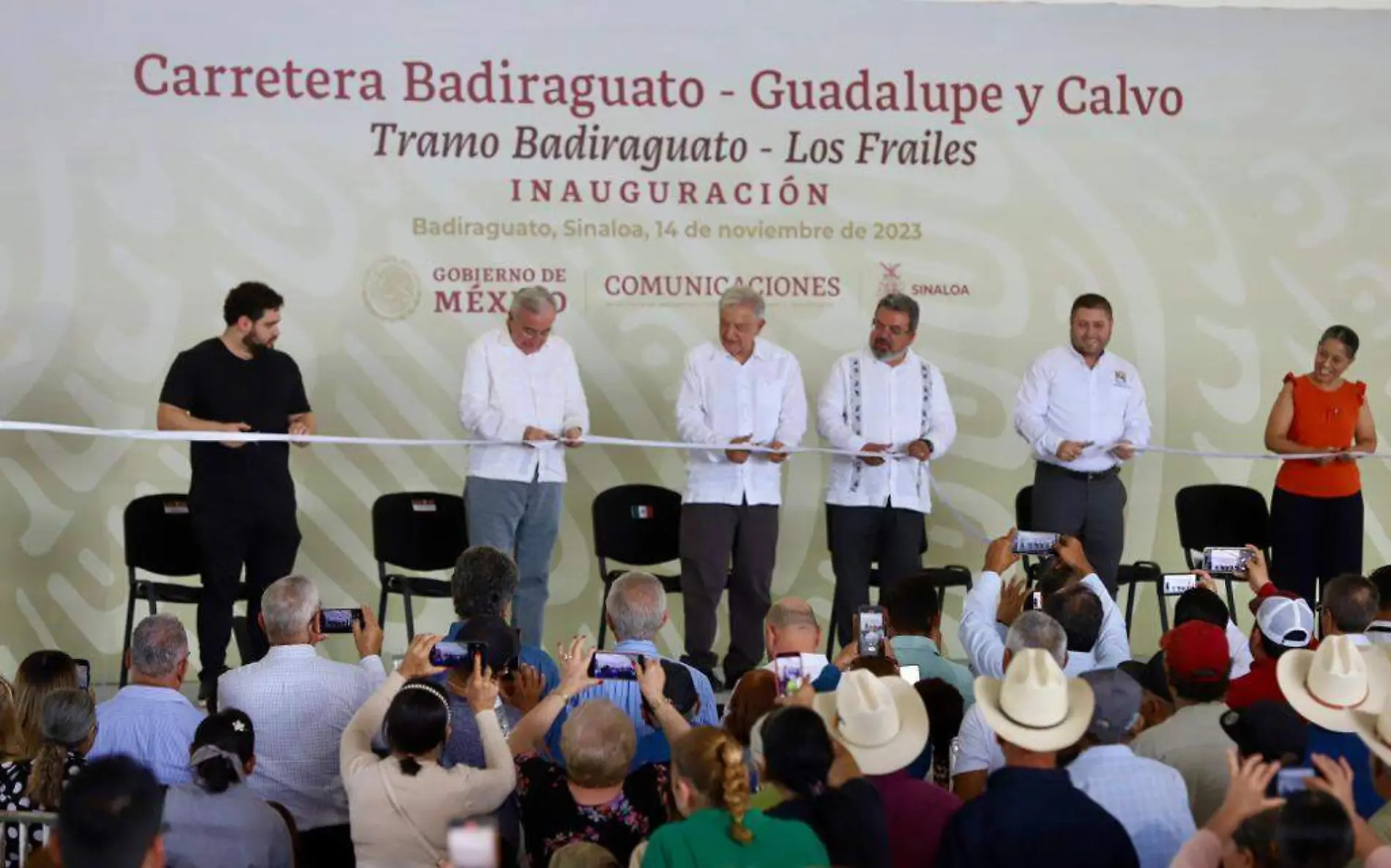 Inauguracion Carretera Badiraguato 1